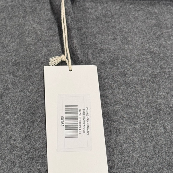NWT Feat BlanketBlend Crewneck Sweatshirt - Hazy Black - Medium - Picture 5 of 9